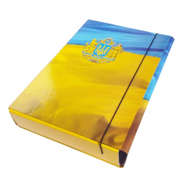 Папка-короб на резинке А4 60 мм PP-покрытие в ассортименте iTEM