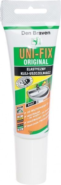 Клей-герметик Den Braven UNI-FIX MAX 80мл белый