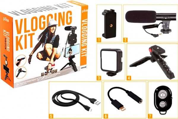 Комплект блогера Piko Vlogging Kit PVK-01LM