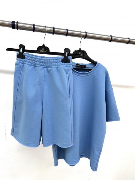 Костюм для хлопчиків Obzor р.164 блакитний 