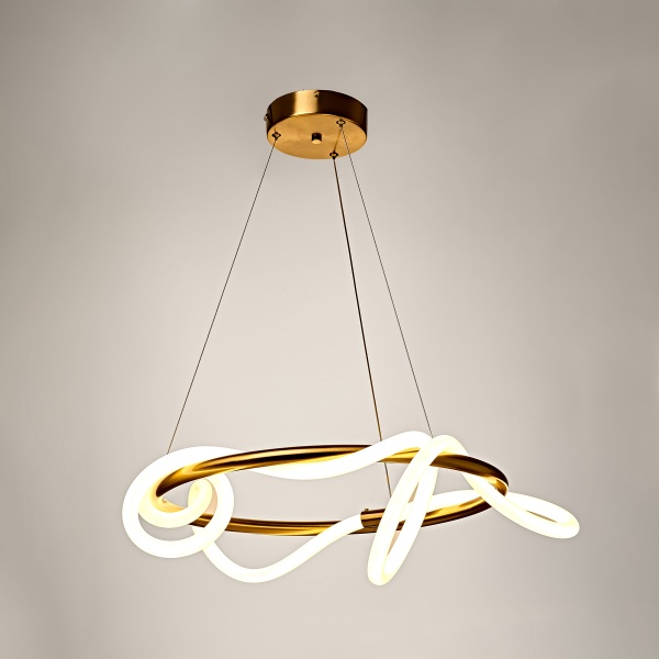 Люстра светодиодная Berger 1x80 Вт золотой 7006-PL-80 Gold 