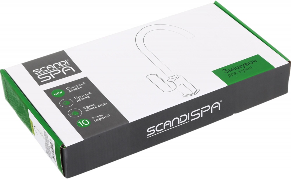 Смеситель для кухни ScandiSPA Mali хром