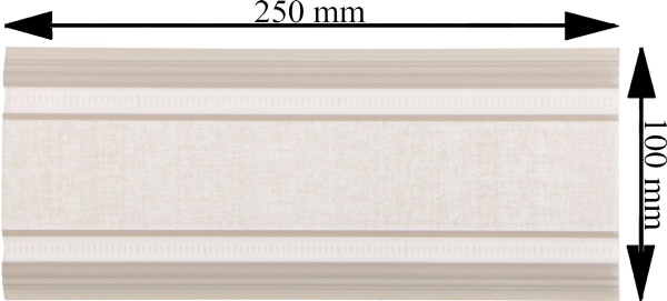 Плитка STN CERAMICA Патна крема ценефа 10x25 