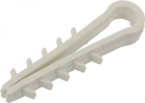 Дюбель Ілєком D6 100 шт./уп. білий 