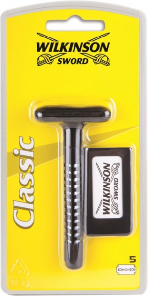 Бритва WILKINSON SWORD Classic двухсторонний + лезвия 5 шт.