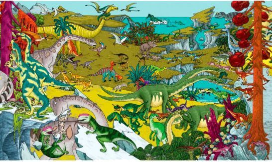 Книга Тьерри Лаваль «Шукай і знаходь. У часи динозаврів» 978-617-732-910-6