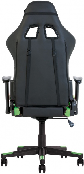Кресло Nowy Styl HEXTER ML R1D TILT PL70 ECO/01 BLACK/GREEN FR черный/зеленый 