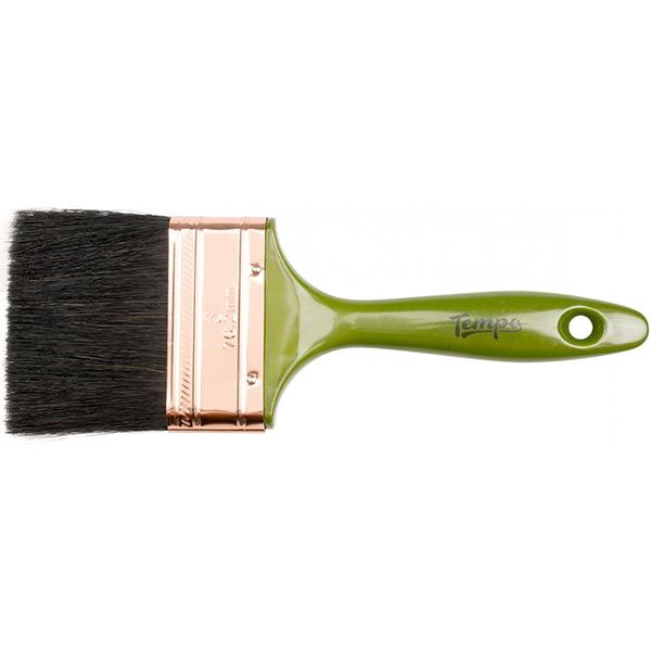 Пензель плоский Tempo чорна щетина 3''