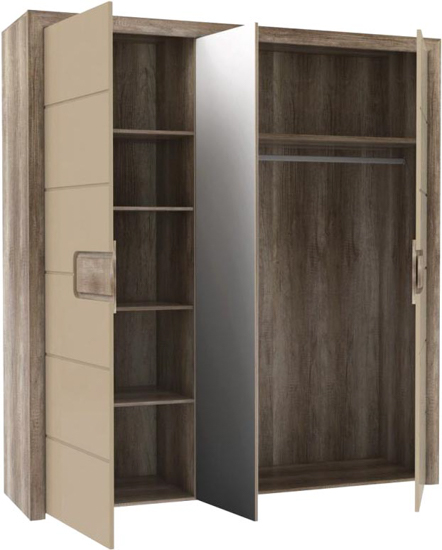 Шкаф Forte Meble 3d TIZIANO TZMS83 P82 дуб античный 