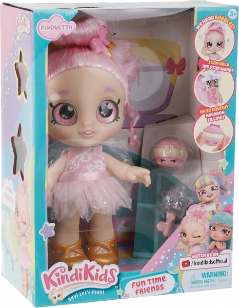 Набір з лялькою Moose KINDI KIDS Піруетта FUN TIME 25 см