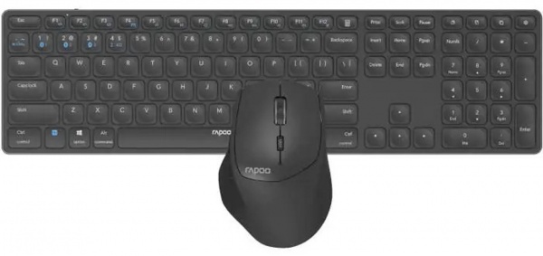 Комплект бездротовий RAPOO 9800M Wireless dark grey 