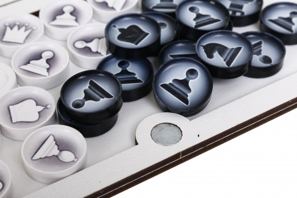 Игровой набор Шахматы и шашки карманные 2 в 1 200х100 мм