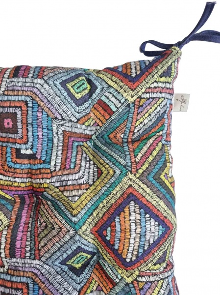 Подушка на стілець MixPrint 502 геометрія Прованс