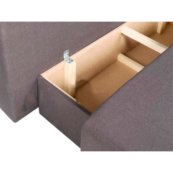 Диван Берегиня Аполо 1940х910х770 мм серый/клеточка