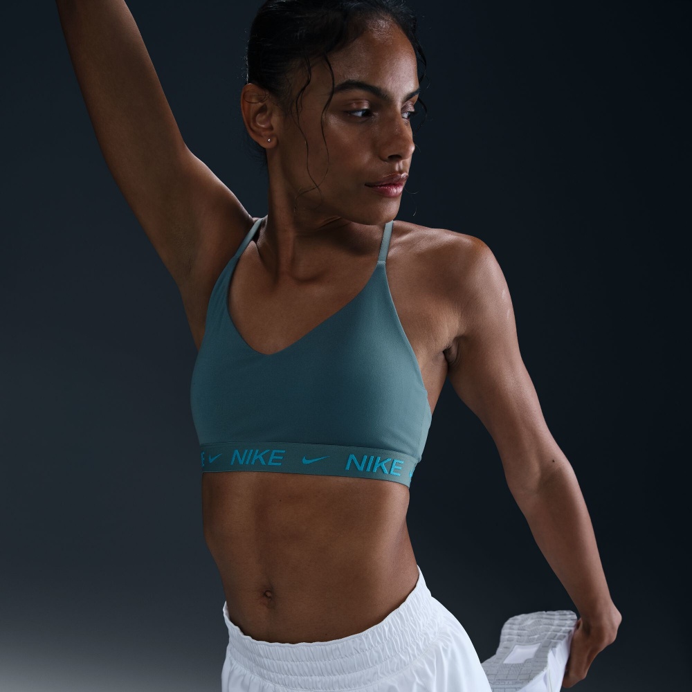 Бра Nike W NK DF INDY LGT SPT BRA FD1062-006 р.XS бирюзовый