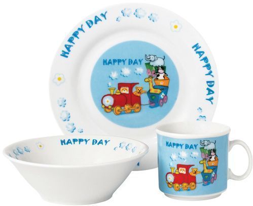 Набір дитячого посуду Happy Train 3 предмета D111025 Limited Edition