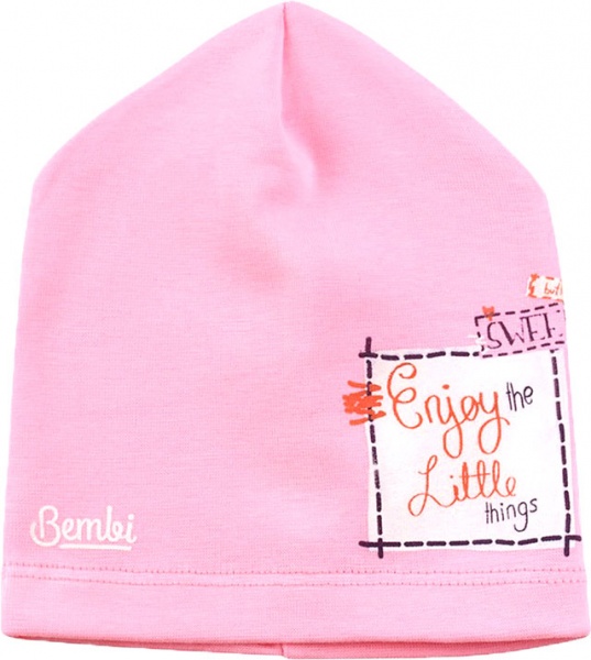 Шапочка Bembi ШП83 р.44 рожевий 25083021617.300