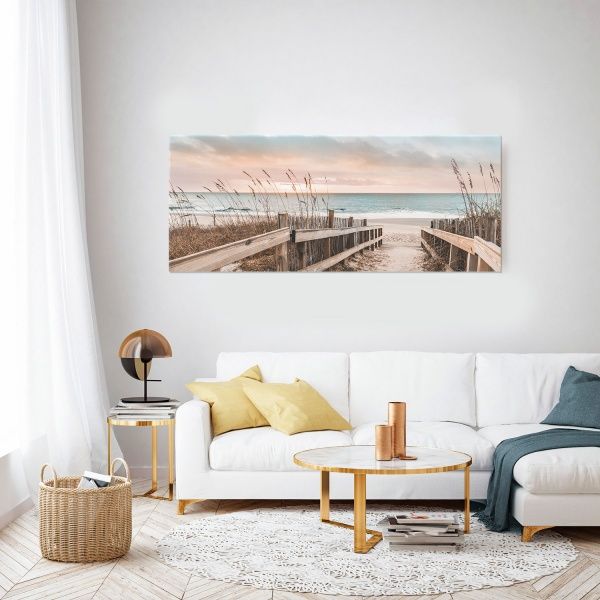 Картина на стекле Dreams 125x50 см Styler 