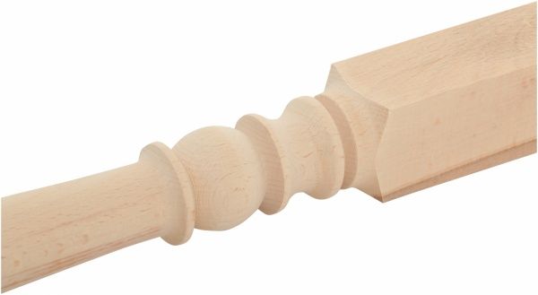 Балясина буковая точеная 50x50x900 мм