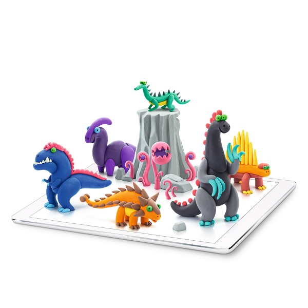 Набір для ліплення Lipaka пластилін, що самостійно твердіє, ЛІПАКА – Мегазаври 15017-UA01