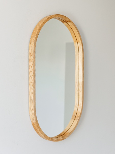 Дзеркало настінне Luxury Wood Freedom Slim ясен натуральний 600x900 мм 