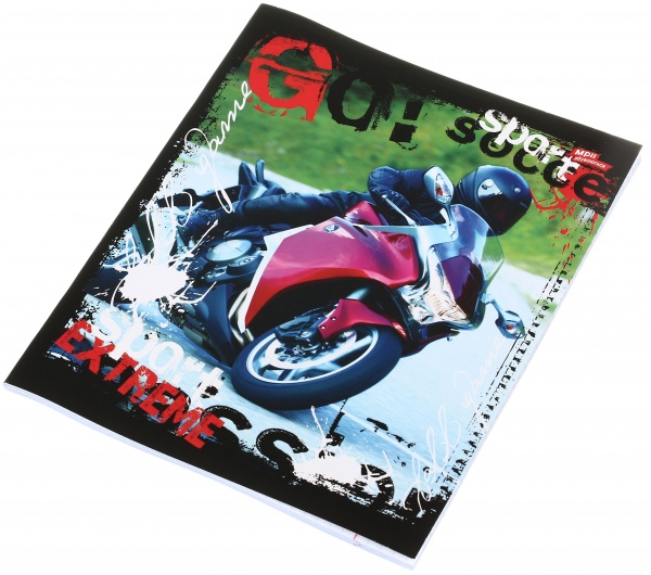 Тетрадь школьная уф-лак 48 листов в клеточку в ассортименте Мечты сбываются