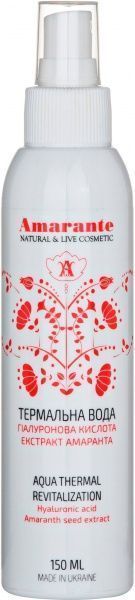 Термальна вода Амаранте з гіалуроновою кислотою та екстрактом амаранту 150 мл