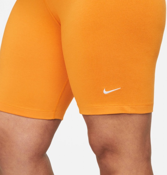 Шорты Nike W NSW ESSNTL MR BIKER SHORT CZ8526-738 р. L желтый