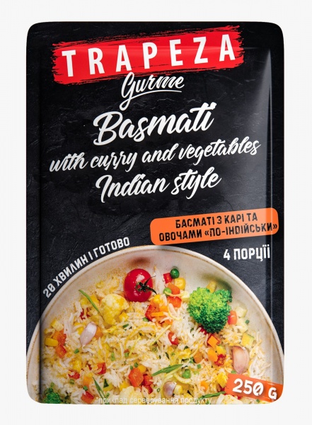 Суміш ТРАПЕЗА з карі та овочами по-індійськи 250 г 