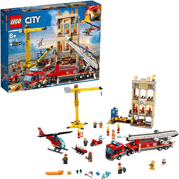Конструктор LEGO City Городская пожарная бригада 60216