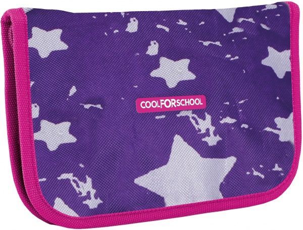 Пенал шкільний Starry Violet CF86605 Cool For School фіолетовий