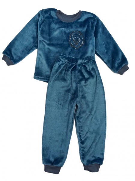 Пижама для мальчиков Маленькие люди Лев р.92-98 бирюзовый 3165-555 