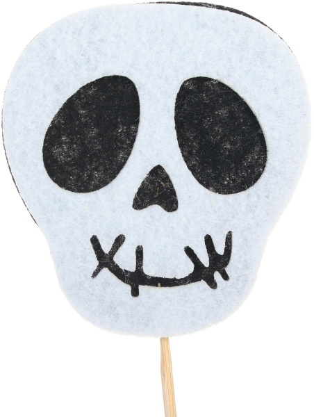 Декорация из фетра Топер Череп 7 см