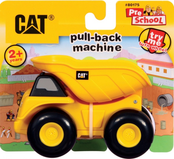 Игрушка Toy State Инерционная мини-техника Самосвал Preschool CAT 12 см 80191