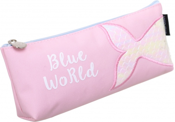 Пенал шкільний Blue world 20х8х4 см в асортименті