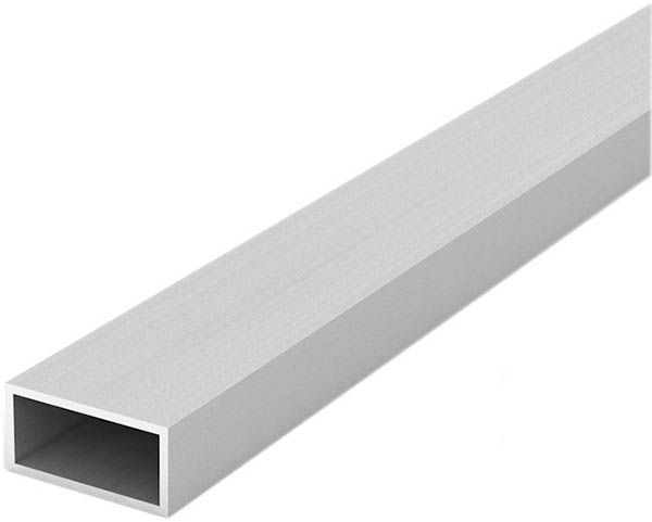 Труба профільна прямокутна алюміній АЛЮПРО анодована 40x20x2x1000мм