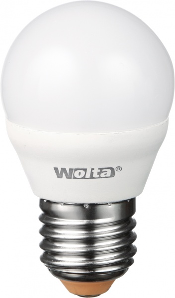 Лампа светодиодная Wolta 8 Вт G45 матовая E27 220-240 В 4000 К 25S45GL8E27 