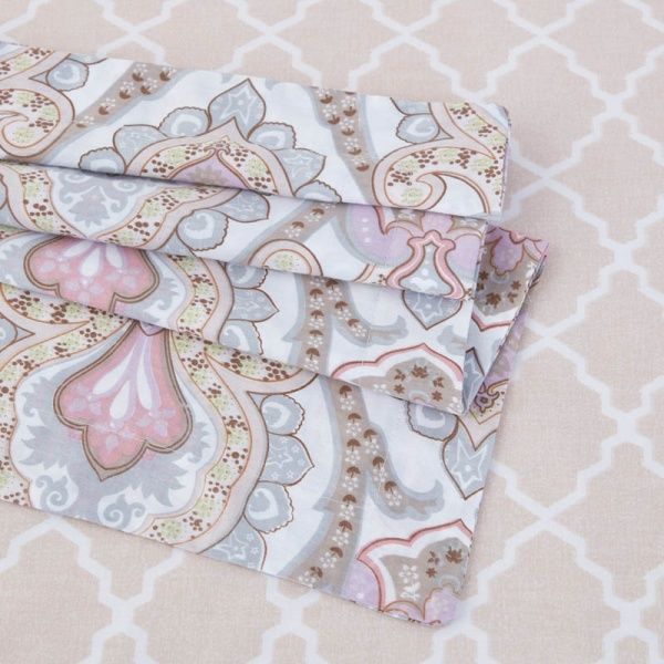 Комплект постільної білизни двоспальний, Євро, Maisi різнокольоровий Arya 