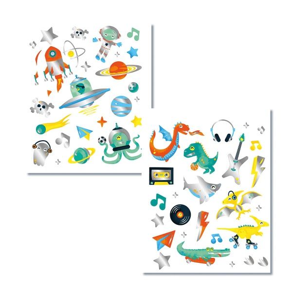 Набір наклейок-татуювань SES Металік 14281S