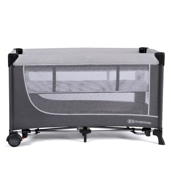 Манеж-ліжко Kinderkraft Leody Grey KCLEOD00GRY0000