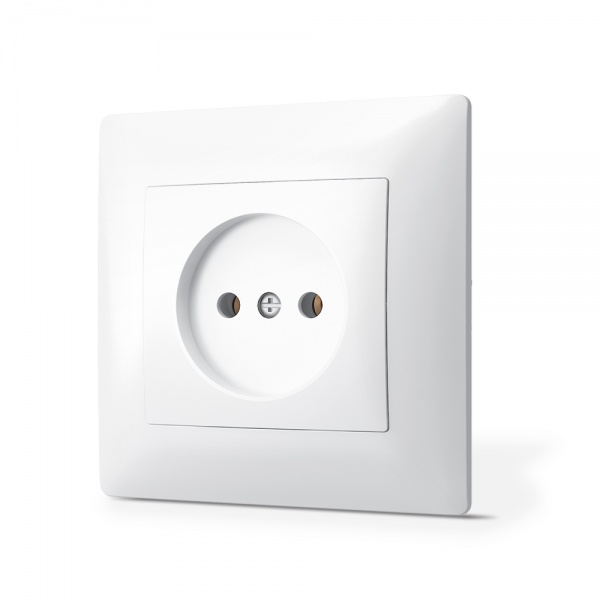 Розетка із заземленням IP20 білий TF-ST-SK1-W