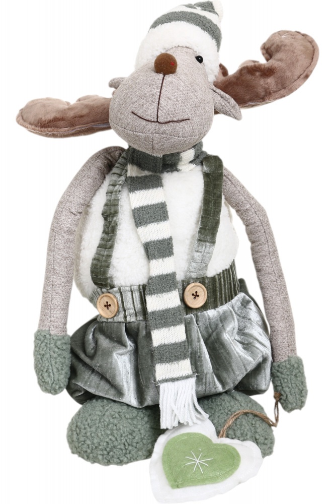 Декорація новорічна Лось на висувних ніжках 20х64 см в асортименті LF2237035AB