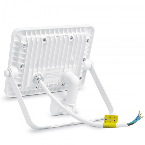 Прожектор Videx LED F2e с датчиком движения и освещенности 30 Вт IP65 белый 26265 