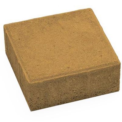 Плитка тротуарна Бруківка 200x200x60 мм сахара