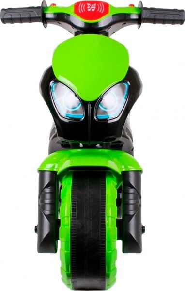 Веломобіль ТехноК Каталка-мотоцикл Технок черно-салатовий 4823037605774