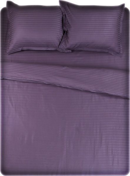 Комплект постельного белья евро серый Domikus 