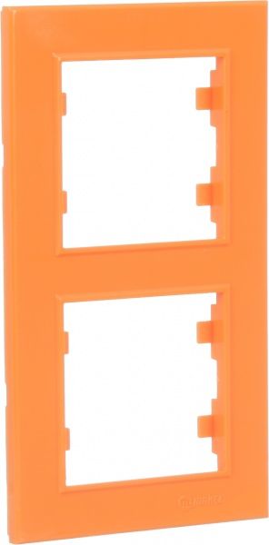 Рамка двомісна Makel Karea вертикальна помаранчевий
