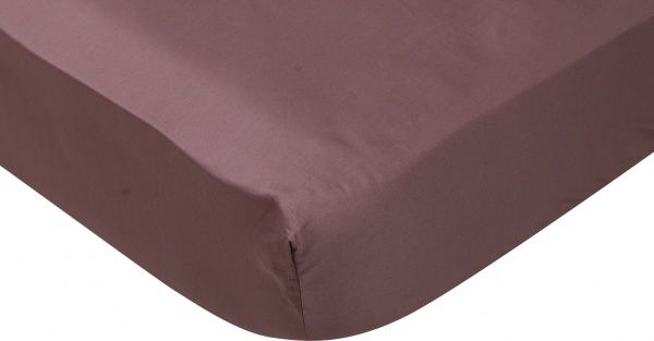 Простынь Mono brown D 240x260 см коричневый La Nuit 