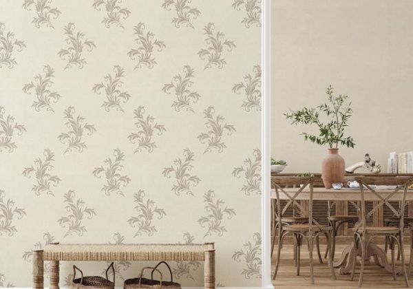 Обои виниловые на флизелиновой основе Vinil Монтана персиковые ДХН-1428/4 1,06x10,05 м 