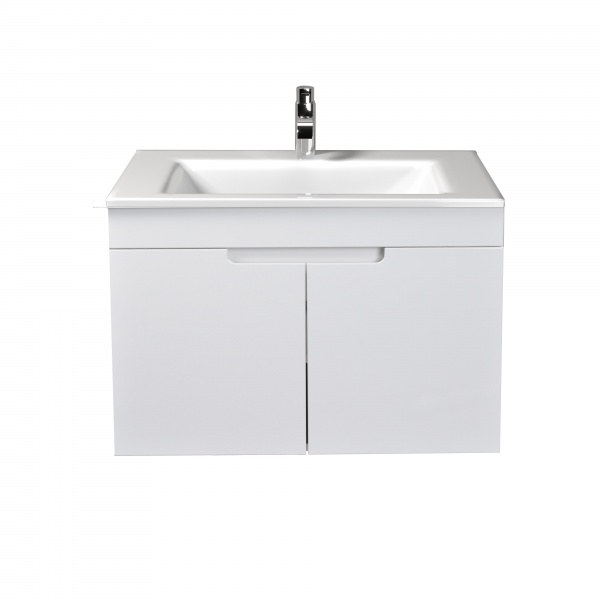 Тумба підвісна Мойдодир Смарт 80-А з умивальником Амальфі 80